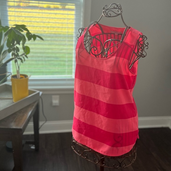 Ann Taylor LOFT Sleeveless Striped Blouse Small - Picture 5 of 13